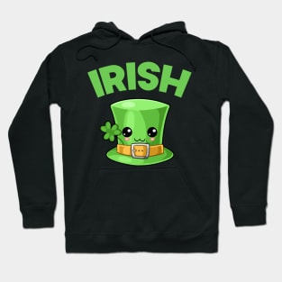 St Patricks Day Irish Kawaii Cute Hat Hoodie